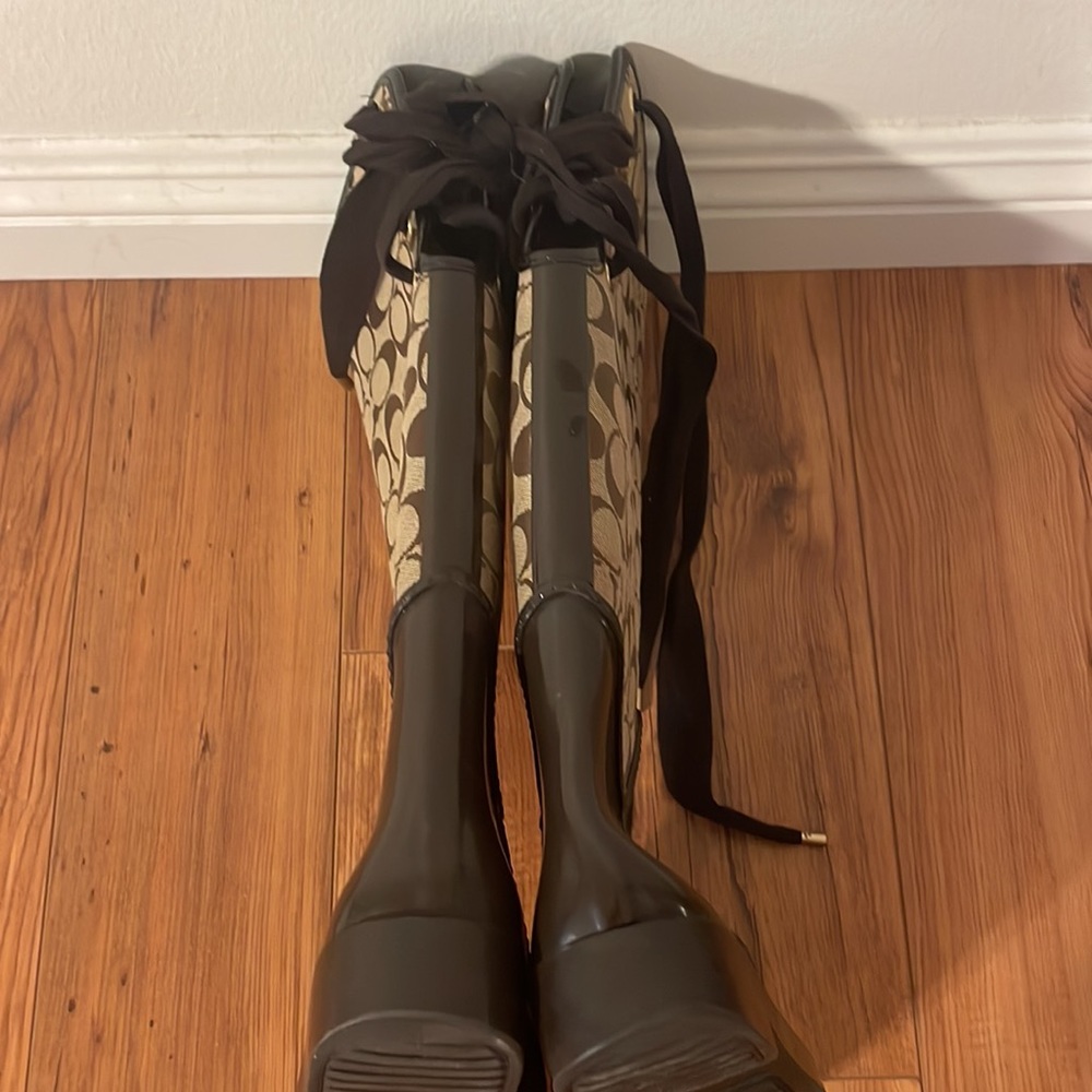 Coach tall rain boots - Picture 4 of 7